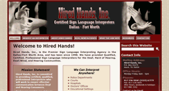 Desktop Screenshot of hiredhandsinc.com